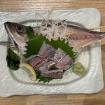 ジャンボ釣船 つり吉 - 2025.07.28 (月)   鯵（お造り）　1188円（税込）