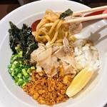 長男、おかわしゅん - 塩レモンまぜそば並