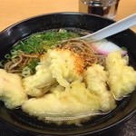 天王寺うどん - 鶏天蕎麦