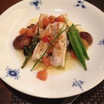 パッパーレ - 季節の野菜と穴子のグリル(オリーブオイル)