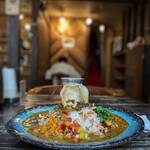 スパイスカリー 大陸 - 盛り付け綺麗！