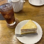 寸心 - アイスティーとケーキ