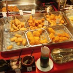 福山ニューキャッスルホテル ビアホール - 串揚げコーナー (2025.07.26)