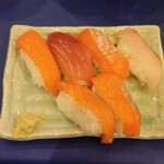 福山ニューキャッスルホテル ビアホール - にぎり寿司② (2025.07.26)