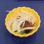 福山ニューキャッスルホテル ビアホール - カツオのタタキ (2025.07.26)