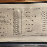 SOBA ABIRU - メニュー