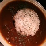 ロッキンカフェ シブヤ ガビガビ - 牛スジカレー７００円