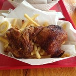 Maui Mike's - クオーターチキンとドリンクMセット$6.59