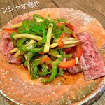 肉の條 - チンジャオ巻き