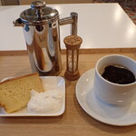 トーコーキッチン - シフォンケーキ　ホットコーヒー