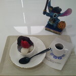 4シーズン - アイスコーヒー✖️2 ＆ ちょこっと白玉あんみつ