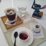 4シーズン - アイスコーヒー✖️2 ＆ ちょこっと白玉あんみつ