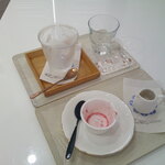 4シーズン - アイスコーヒー✖️2 ＆ ちょこっと白玉あんみつ