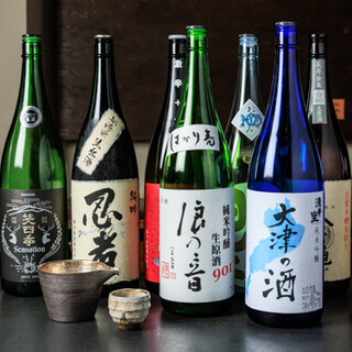 利き酒師の店主が厳選！40種類以上を誇る日本酒