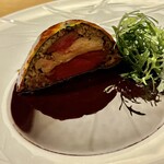 TENJIN - 仔鳩の間にフォアグラが入ったトゥルト☆