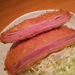 立飲みカドクラ - ハムカツ300円