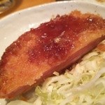 立飲みカドクラ - ハムカツ300円