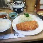 ヒレ定食1850円