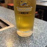 お好み焼きまつ葉 - キンキン生