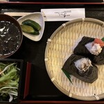 美彩酔家あんこ - 塩サバおむすび 400円　明太子クリームチーズおむすび 450円　あんこおむすびセット 450円