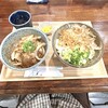 うどん食堂 きら楽 - 伊勢うどんと豚生姜焼き丼のランチ