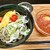 お福さんのひっぱりうどん - 料理写真:バジル麺のトマトつけめん