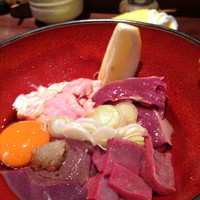 鳥茂 - 刺身の盛り合わせ