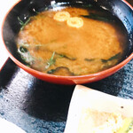 漁八 - 赤だしで塩分補給