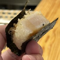 天ぷら浅沼 - 帆立磯部