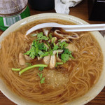 阿泉麺線 - こちらのお店は台湾バジルではなくパクチーなのが嬉しい