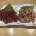 深川酒場 - 中落ちと貝ひも