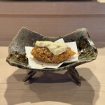 登喜和鮨 - 甘鯛の鱗揚げ