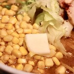 ほくと亭 - 味噌らーめん＋コーンバター