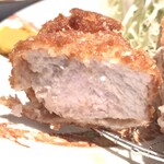 はったや - とんかつの断面