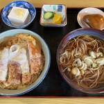 ちくま庵 - かつ丼セット　¥1,150