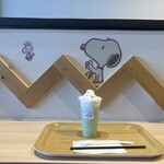 SNOOPY Chaya Karuizawa - スヌーピー抹茶ラテ 988円