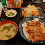 多古屋 - うな丼（唐揚2個付）