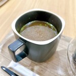 ラルシップコーヒー - ランチセットのスープ
