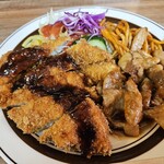 洋食の店 ブーン - チキンカツと、豚ロースのソテー