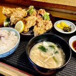 割烹 三峰 やまなか - 料理写真:やまなかのからあげ定食