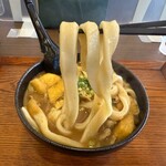 カレーうどん幸陽 - 極太麺♡
      もっちりとした食感♡
      小麦の風味が感じられます♡