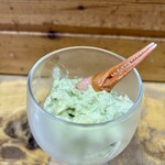 そば処おおはし - 蟹味噌のサワークリーム和え