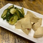 そば処おおはし - 大将特製この漬物がうまい