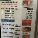 まぐろ屋 - メニュー