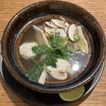 中国菜 火ノ鳥 - 小鍋(フカヒレ、松茸、鱧の団子)