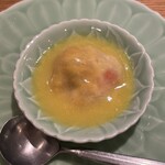 中国菜 火ノ鳥 - ウニ、カニなど魚介の点心　とうもろこしソース