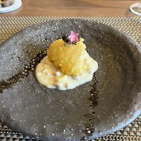 ビストロ アマファソン - 冬瓜のフリット、ココナッツカレーソース