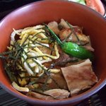 銀座めざマルシェ　めざマル酒 - 三役地鶏焼丼