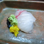 松川 - 淡路島産鯛の造り