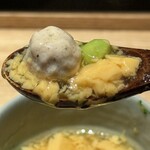 炭焼 おかげさん - 高坂鶏と鰹出汁の茶碗蒸し
